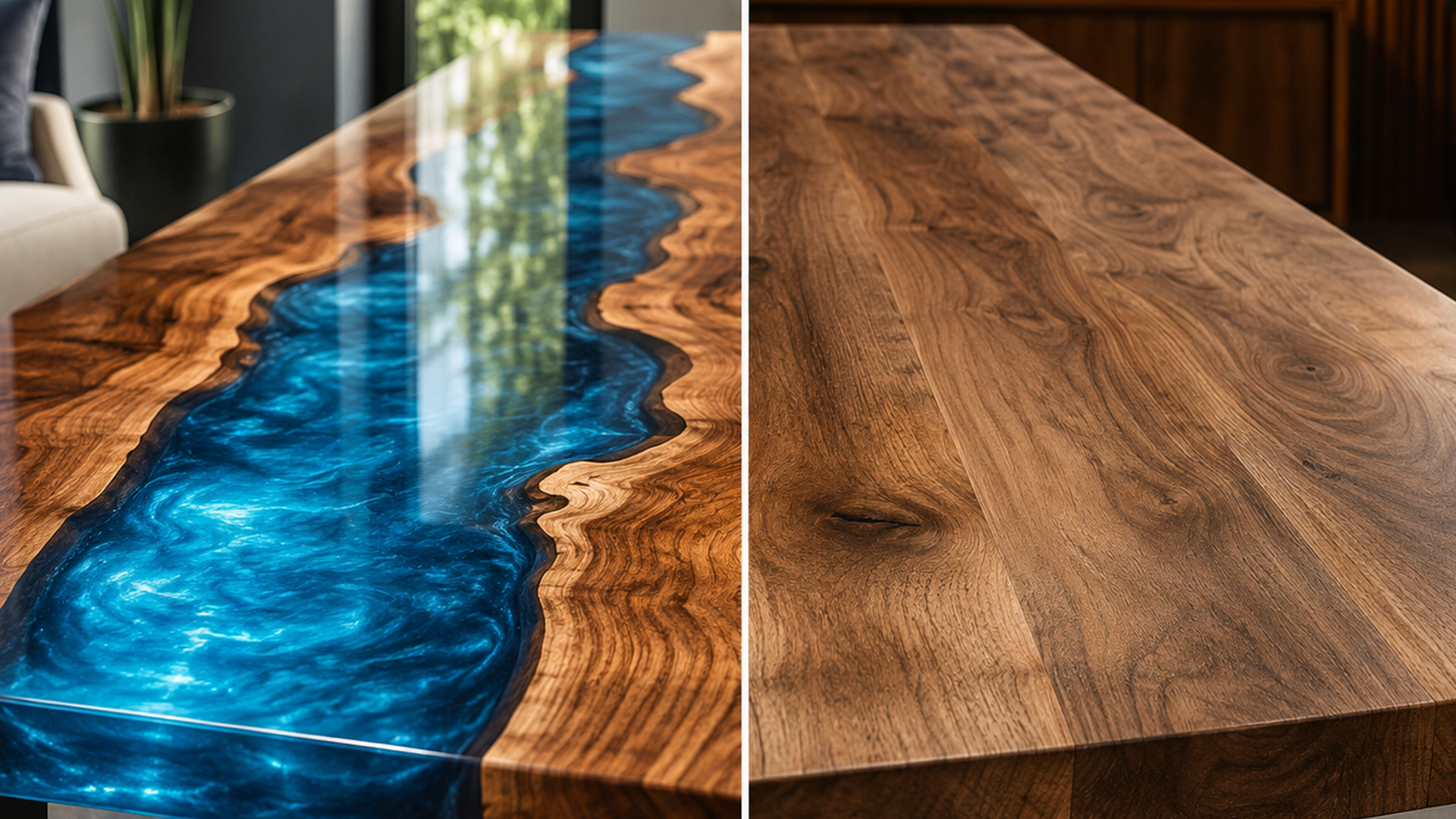 Resin vs. Solid Wood Tables: Which Masterpiece Belongs in Your Space?