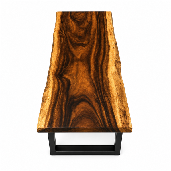 Walnut Wood Live Edge Epoxy Resin Dining Table