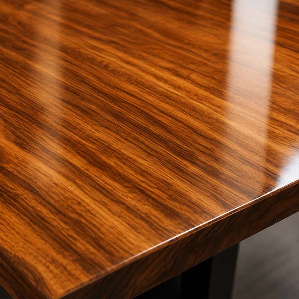 Walnut Modern Square Edge Handcrafted Wood Slab Table